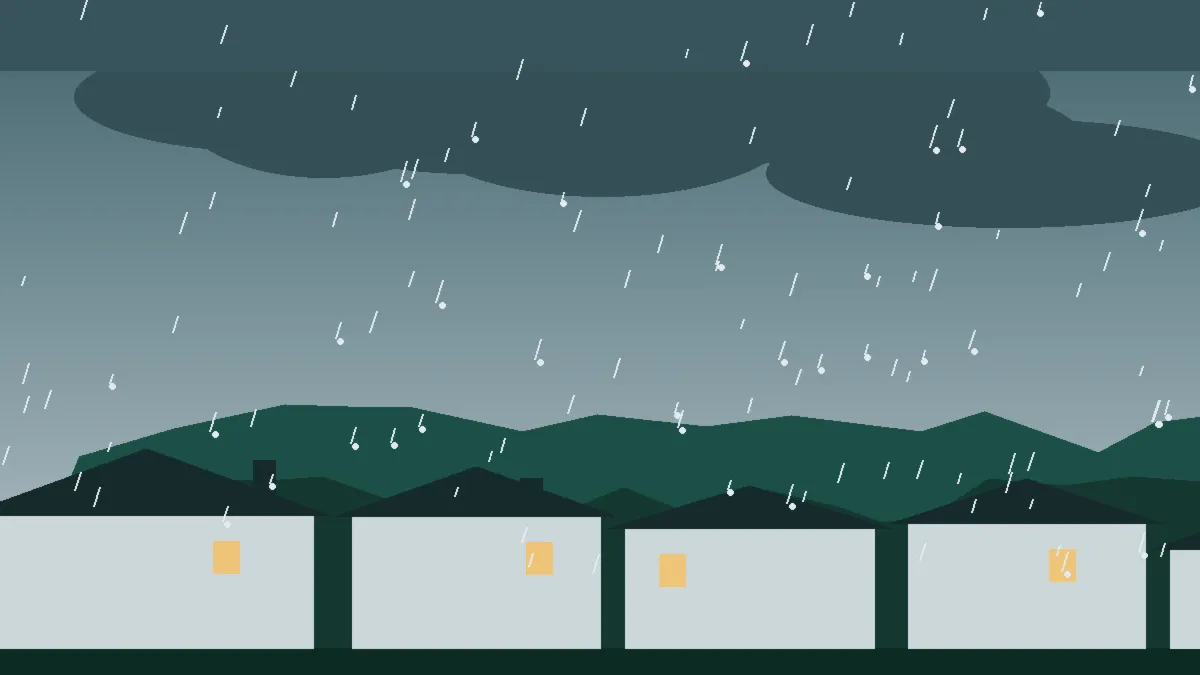 Attic Ventilation After A Leak — an inspector checking wet attic insulation with a torch