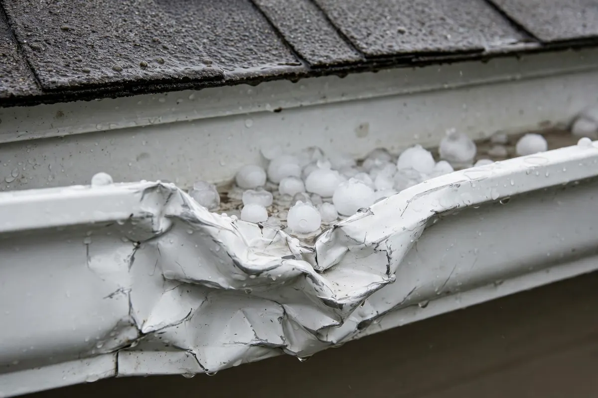 Hail-Damaged Gutters: Repair Or Replace?