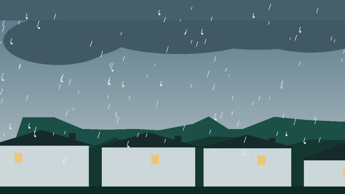 Roof Repair Cost — a roofer counting chalked hits to scope a hail repair