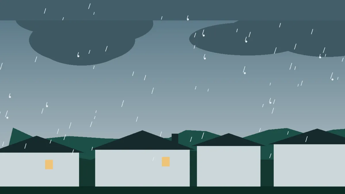 Hail Damage Roof Repair & Replacement Crowley County, CO — hail sky over Crowley County rooftops, Colorado
