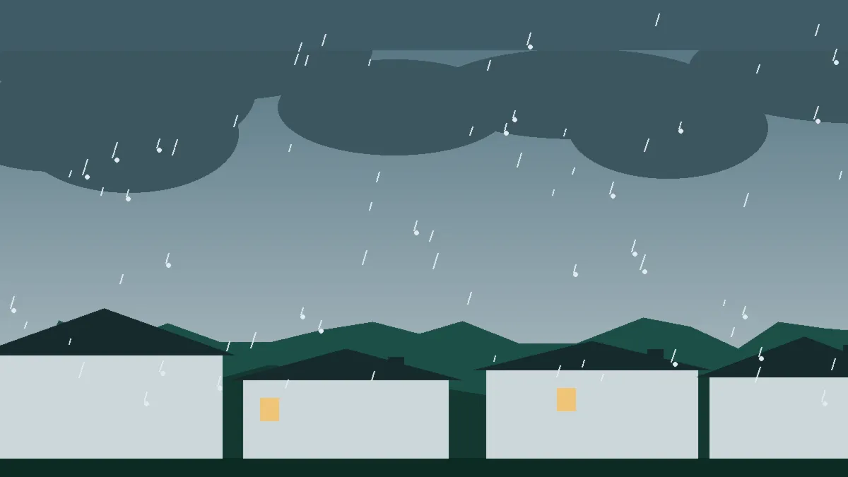 Hail Damage Roof Repair & Replacement Grand County, CO — hail sky over Grand County rooftops, Colorado