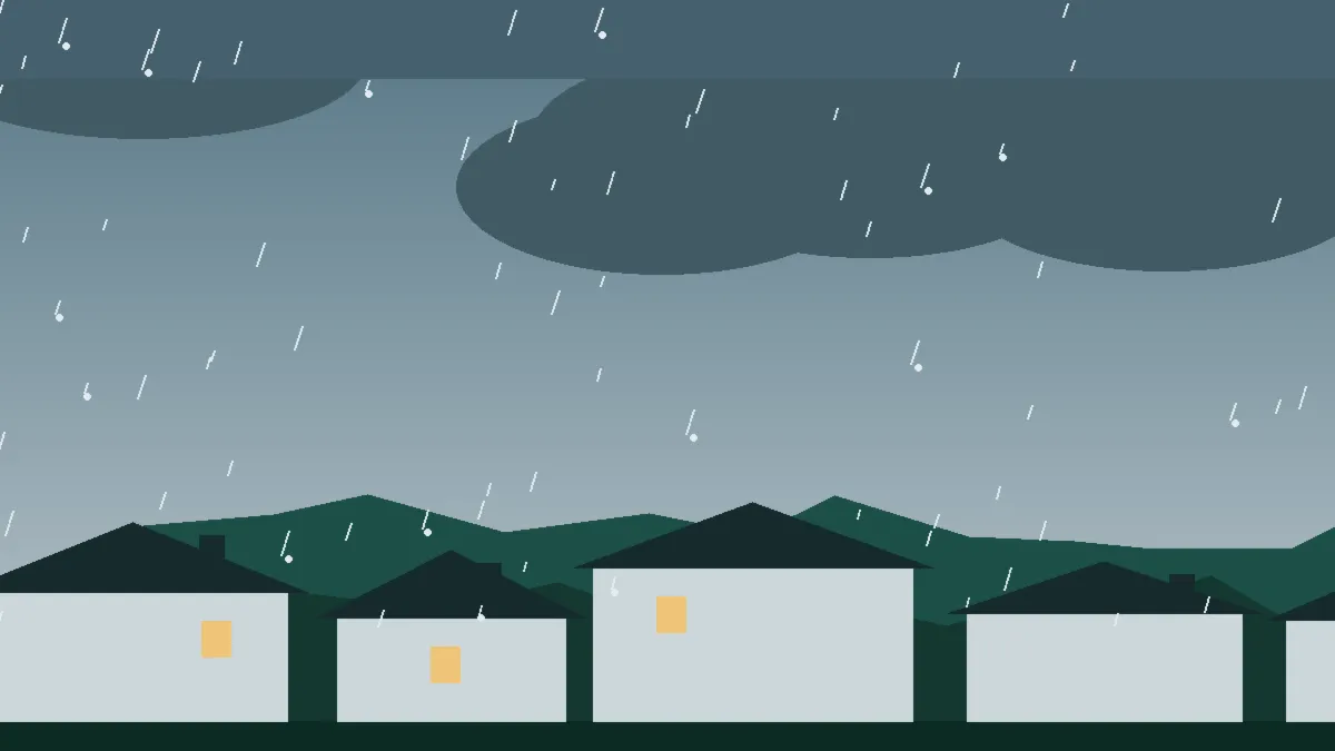 Hail Damage Roof Repair & Replacement Logan County, CO — hail sky over Logan County rooftops, Colorado