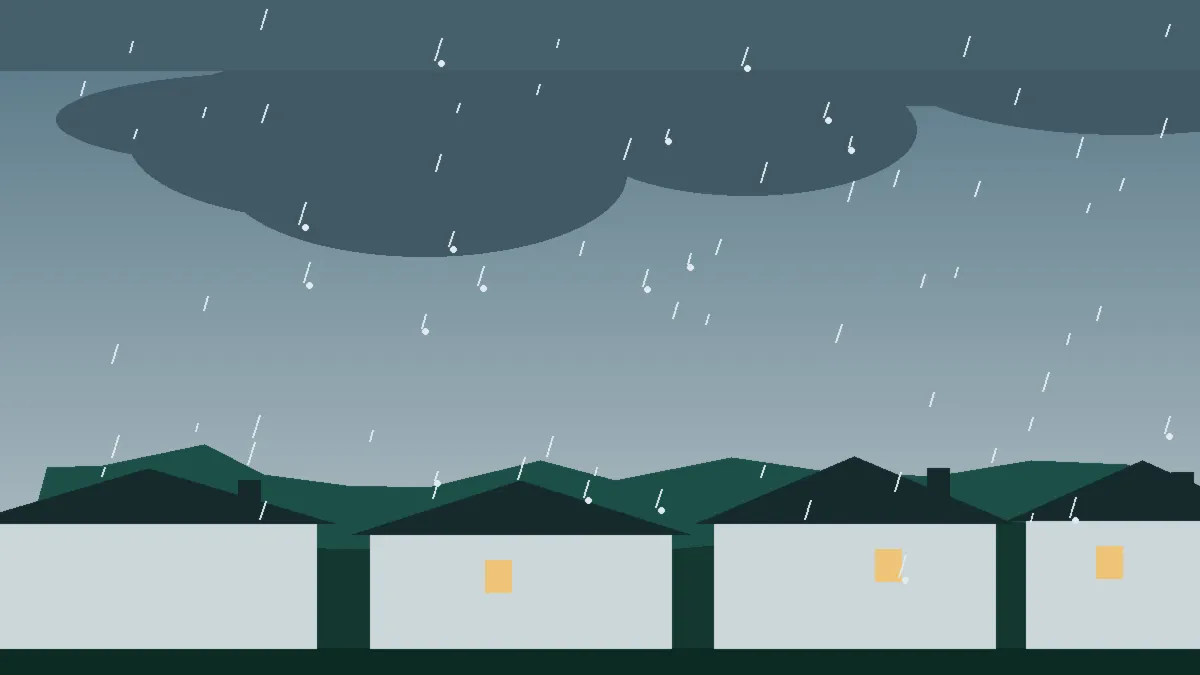 Hail Damage Roof Repair & Replacement Morgan County, CO — hail sky over Morgan County rooftops, Colorado