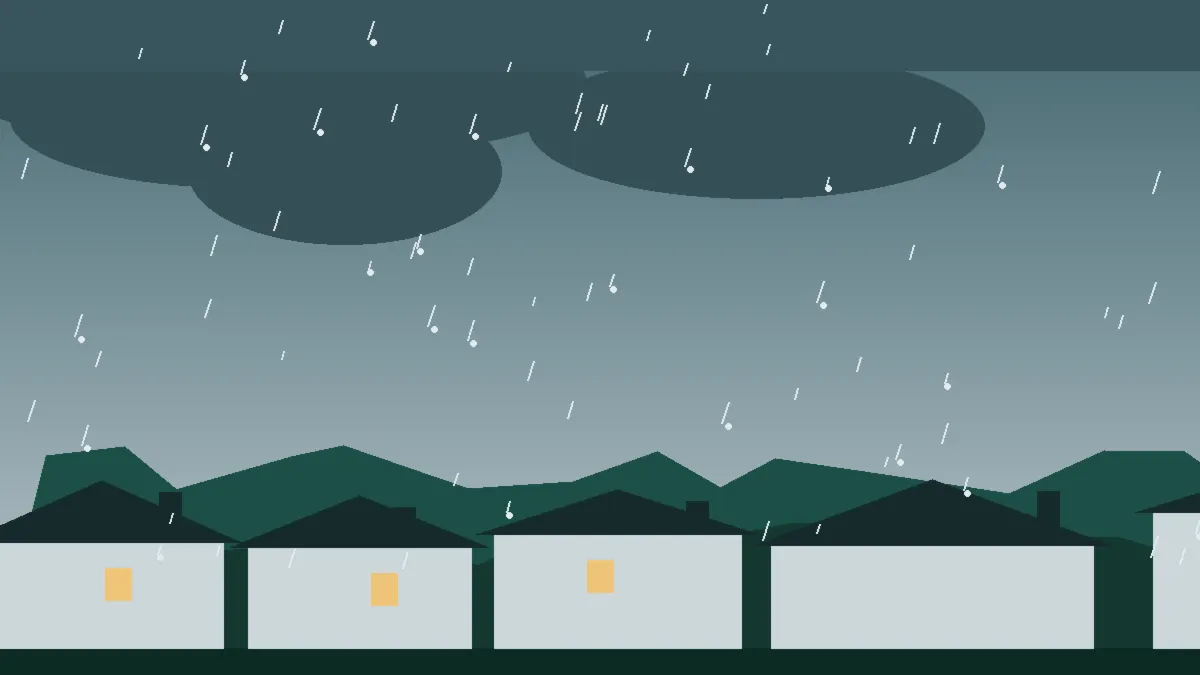 Hail Damage Roof Repair & Replacement Yuma County, CO — hail sky over Yuma County rooftops, Colorado