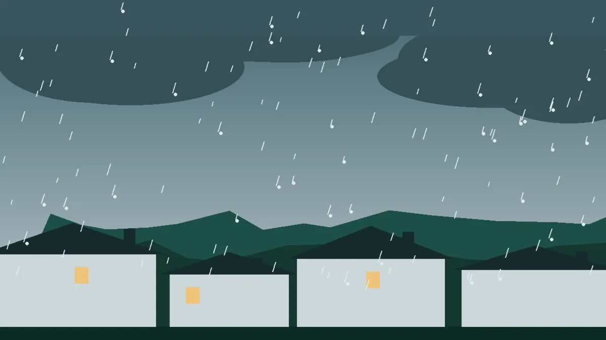 Roofing In Wildfire Zones — a metal roof on a foothills home above pine forest